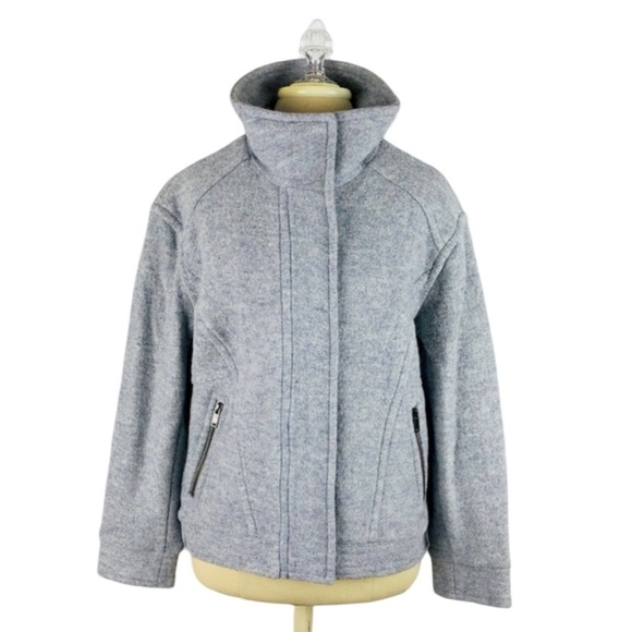 NWT Banana‎ Republic Gray Petite Jacket Coat - Picture 1 of 6